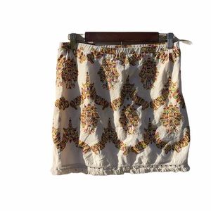 Chelsea & Violet cream with embroidery skirt